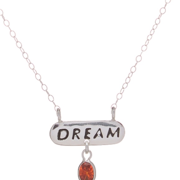 Red Sterling Silver 'Dream' Pendant - Picture 2 of 6